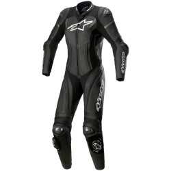 ЖЕНСКИ КОЖЕН MOTO ЕКИП ALPINESTARS STELLA GP Plus Black/White/Grey 1-pc Tech Air 