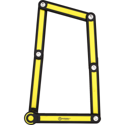 Сгъваема ключалка CITY LOCK 85 CM W/ HOLDER