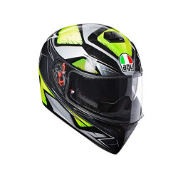 КАСКА AGV K3 SV LIQUEFY GREY/YELLOW