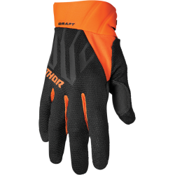 Ръкавици  Thor GLOVE DRAFT BLACK/ORNG 