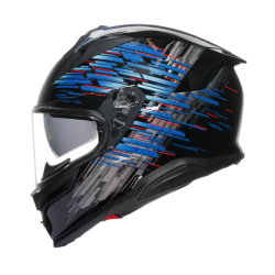 Каска AGV K7 E2206 - GENISYS MATT BLACK/BLUE/GREY