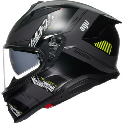 Каска AGV K7 E2206 -  KYBER MATT GREY/YELLOW FLUO