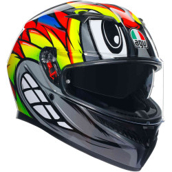 Каска K3 BIRDY 2.0 GREY/YELLOW/RED 