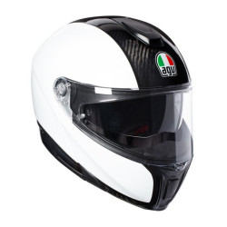 КАСКА AGV Sportmodular Carbon black white