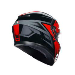 Каска AGV K3 E2206 - COMPOUND BLACK/RED