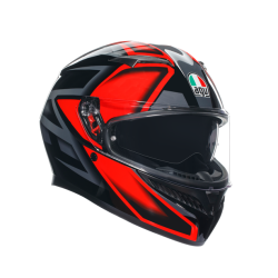 Каска AGV K3 E2206 - COMPOUND BLACK/RED