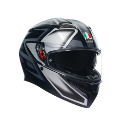 Каска AGVK3 E2206 - COMPOUND MATT BLACK/GREY