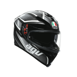 Каска  AGV  K5 S E2205 MULTI- TEMPEST BLACK/SILVER