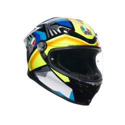 Каска  AGV  K6 S E2206 - JOAN BLACK/BLUE/YELLOW