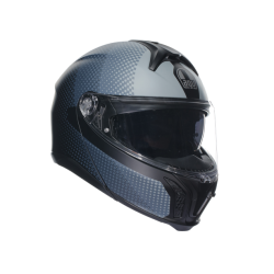 КАСКА AGV TOURMODULAR E2206 - TEXTOUR MATT BLACK/GREY