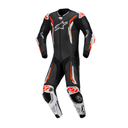МЪЖКИ КОЖЕН MOTO ЕКИП ALPINESTARS 1-pcs GP Tech v5 Black/White/ Fluo Red