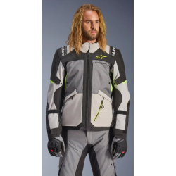  ЯКЕ ALPINESTARS Andes v4 Drystar Ice Gray/Fluo Yellow