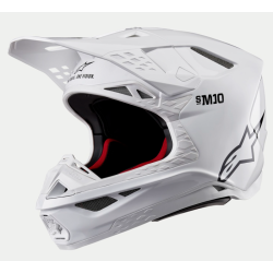  КАСКА ALPINESTARS S-M10 2206 Solid White