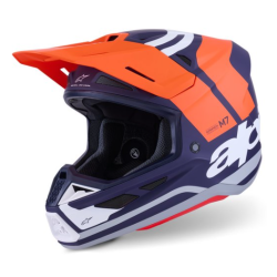  КАСКА ALPINESTARS S-M7 Core Orange/Blue