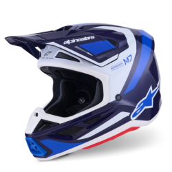  КАСКА ALPINESTARS S-M7 Rise Blue/White