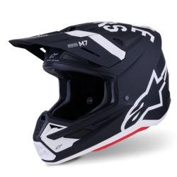  КАСКА ALPINESTARS S-M7 Dasher Black/White