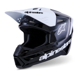  КАСКА ALPINESTARS S-M3 Radium Black/White