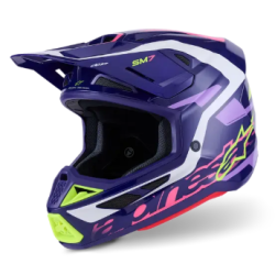 КАСКА ALPINESTARS SM7 DEED PINK/PURPLE