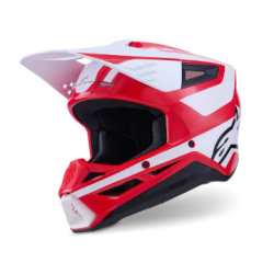 КАСКА ALPINESTARS SM3 HEAT RED/WH/BLK