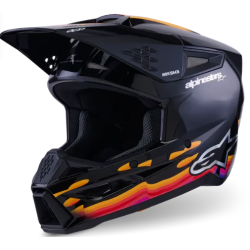 КАСКА ALPINESTARS SM3 FORCE BLACK-GLOSS
