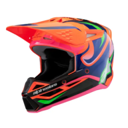 ДЕТСКА КАСКА ALPINESTARS YOUTH SM3 DEEGAN OR/PU/PK