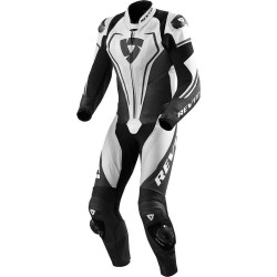 МЪЖКИ КОЖЕН MOTO ЕКИП REVIT VERTEX PRO 1PC WHITE/BLACK