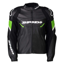  КОЖЕНО ЯКЕ Ignite leather jacket black green