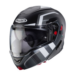 КАСКА CABERG HORUS X ROAD  MATT BLACK/GUN METAL/WHITE - E2206 
