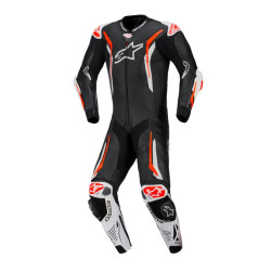 МЪЖКИ КОЖЕН MOTO ЕКИП ALPINESTARS GP TECH V5 Black/White/ Fluo Red