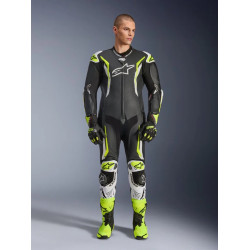 МЪЖКИ КОЖЕН MOTO ЕКИП ALPINESTARS GP TECH V5 Black/White/Fluo Yellow