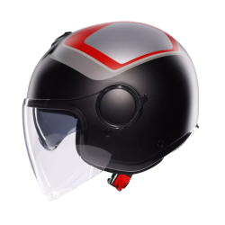 КАСКА AGV ETERES SCAGLIERI MATT GREY/RED