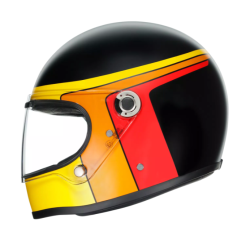 КАСКА AGV X3000 MULTI- GASOLINE MATT BLACK/ORANGE