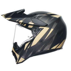 КАСКА AGV AX9 STEPPA MATT CARBON/GREY/SAND
