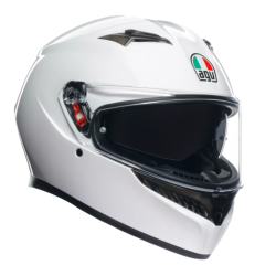 Каска AGV K3 E2206 - MONO SETA WHITE