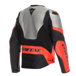  КОЖЕНО ЯКЕ DAINESE RACING 5 SILVER/BLACK/RED-FLUO