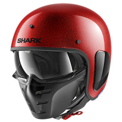 КАСКА Shark S Drak - Blank Glitter Red
