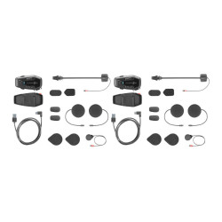INTERPHONE Bluetooth хедсет пакет за каска Intercom U-COM7R TP - двоен