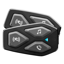 INTERPHONE Bluetooth хедсет пакет за каска Intercom U-COM3 HD - двоен пакет