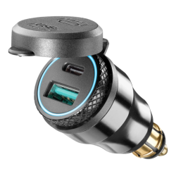 INTERPHONE Зарядно USB +Type-C с din конектор