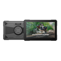 INTERPHONE Apple carplay/Аndroid auto moto дисплей 7"