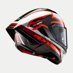 КАСКА ALPINESTARS Supertech R10 Team Black/Carb/Red/White