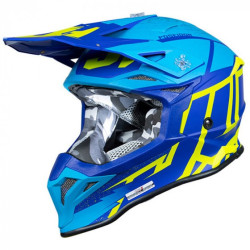 КАСКА JUST1 J-39 Poseidon Fluo Yellow/Blue
