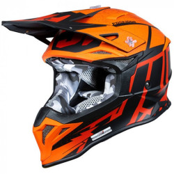 КАСКА JUST1 J-39 Poseidon Fluo Orange/Red/Black 