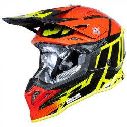 КАСКА JUST1 J-39 Poseidon Fluo Yellow/Red  Black