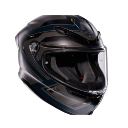 Каска  AGV K6 S ENHANCE MATT GREY/YELLOW FLUO