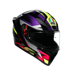 Каска AGV K1 S E2206 - FASTLAP BLACK/PURPLE/PINK