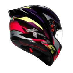 Каска AGV K1 S E2206 - FASTLAP BLACK/PURPLE/PINK