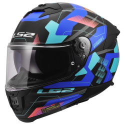 КАСКА LS2 FF808 STREAM II MIKA BLACK BLUE