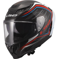 КАСКА LS2 FF807 DRAGON SUBIC WHITE BLUE RED