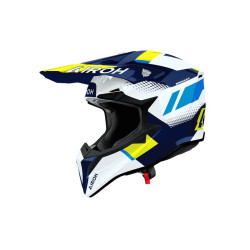 КАСКА Airoh Wraaap Vision Yellow/Blue Glossy